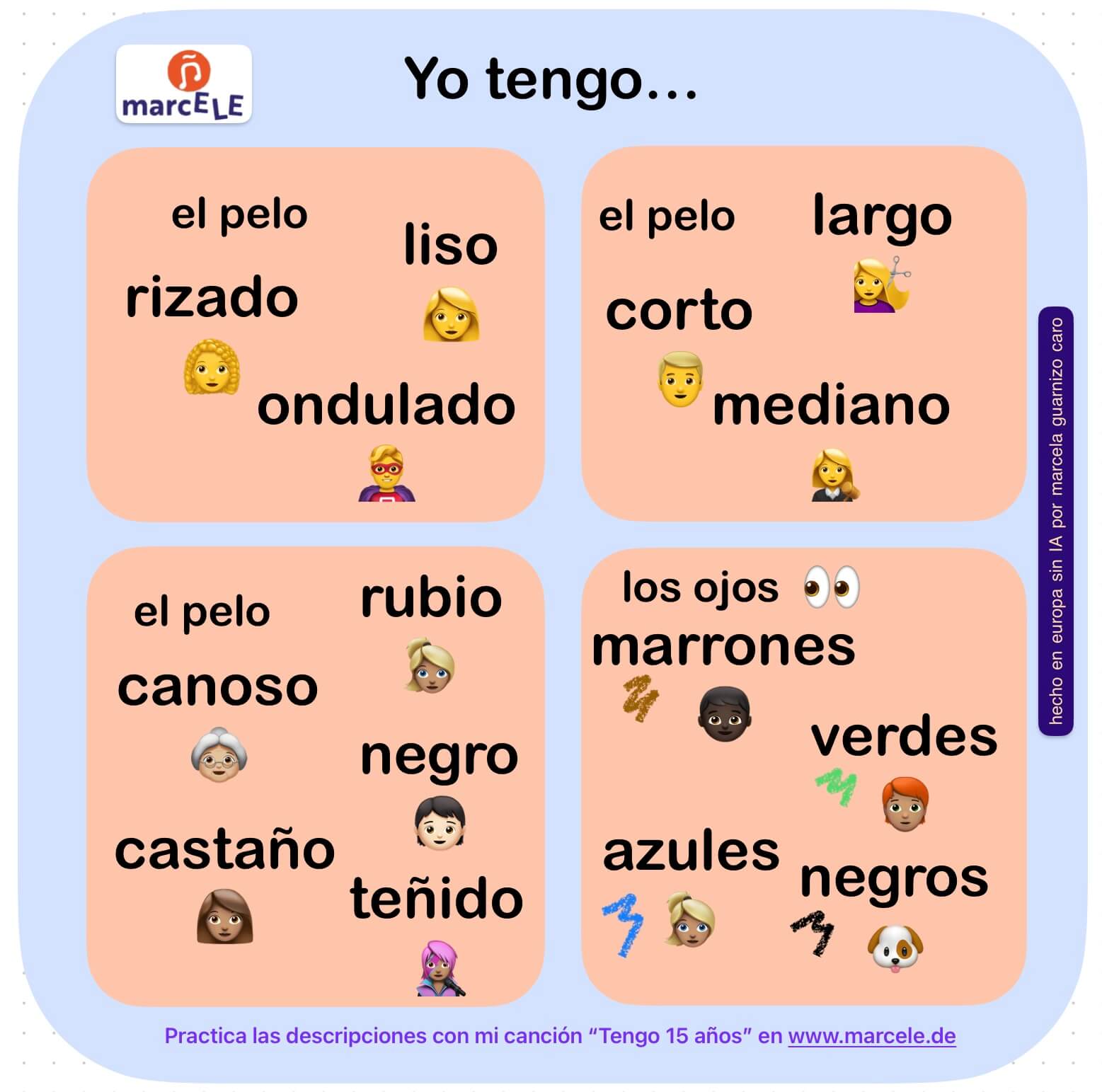 Infografía 3: Tengo 15 años (marcELE)